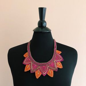 Charming Charlie Beaded Statement Necklace